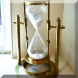 D13. Brass hour glass 